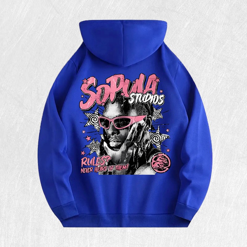 Sopula Studios Graphic Hoodie 100% Cotton US Warehouse 6 ColorsColor: