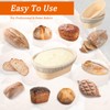 Nalcant 5 Pack Oval Banneton Proofing Basket Set 6 Inch,