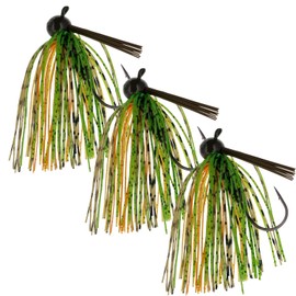 Reaction Tackle Lead Football Jig (Pack of 3) 1/2oz Perch