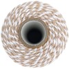 Twine String Coffee and White Butchers String 328 Feet 2mm