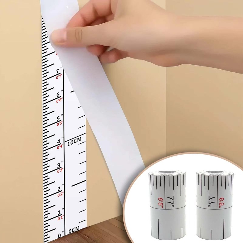 2Pack Height Indicator Tape Ruler, Growth Chart Wall, Children's Height