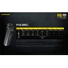 Value Bundle: NITECORE P18 Unibody Die-cast Futuristic Tactical Flashlight -