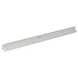 Pacific Arc Metric Plastic Scale Ruler, Scaled: 1:20,33 1/3, 40, 50, 80, 100 or .05, 03, 025, 02, 0125, 01, Made in Japan