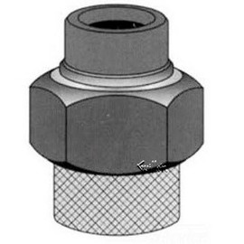 1/2" Dielectric Union - FIP x CTS