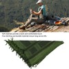 Scarf Head Wrap Breathable Kerchief Comfortable Shawl Green with Tassels