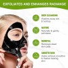 🔥 Mascarilla negra peel off elimina poros puntos negros acné