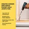 General Tools Woodworking Pocket Hole Jig Kit - All-In-One Aluminum