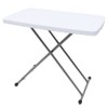 Xuthusman Folding Table Height Adjustable Snack Desk 30x20 Laptop Table