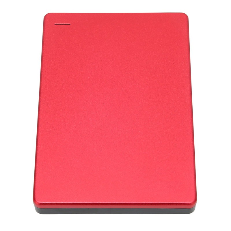 2.5in Red External HDD 6Gbps Transmission Portable External HDD Aluminum