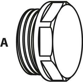 CORNAT VRS591520 Blind Stopper 1/2"