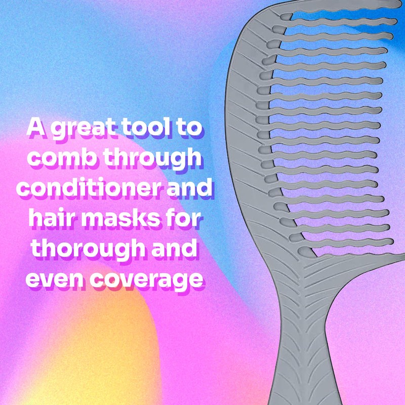 WetBrush Go Green Treatment Comb Wide Tooth Wave Tooth Design