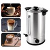 Stainless Steel Coffee Urn Hot Beverage Dispenser Adjustable Temperature (86-230°F)
