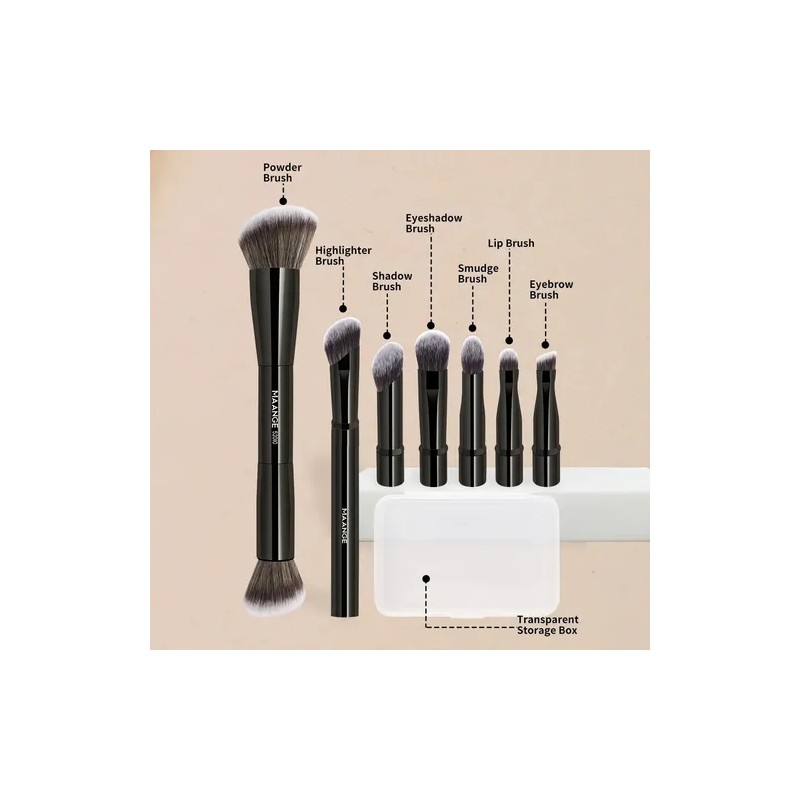 Set De Brochas Para Maquillaje Profesional, Brocha De Maquillaje Con