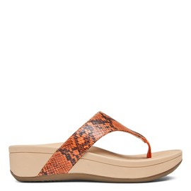 Vionic Pacific Naples - Women's Platform Sandal Clementine Snake - 11 Wide