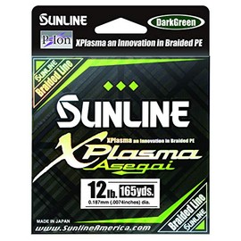 Sunline 63043250 Xplasma Asegai, Dark Green, 30LB Test/165 YD