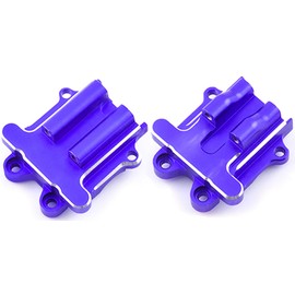 2Pcs Front Rear Diff Cover Set, High-Performance Aluminum Alloy Differential Cover Set (Replacement for ARA320749) for ARRMA 1/14 Typhon GROM, 1/16 Mojave, 1/18 Granite GROM & LOSI 1/12 NASCAR Models