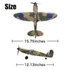ANTSIR RC Plane Spitfire Fighter, 4 Channel Remote Control Airplane
