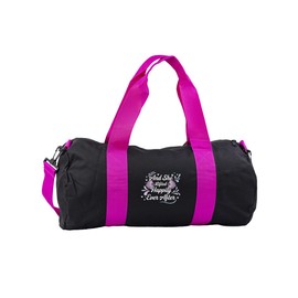 Hippowarehouse And she lifted happily ever after Gymwear Gym Duffle Cylinder Uniform Kit Bag 50 x 25 x 25cm 20 litres