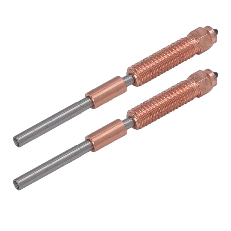 2Pcs Quick Swap 3D Printer Nozzle Integrated Replacement Ti Alloy