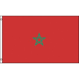 FlagsImp Morocco Poly 2x3ft Flag, Multi