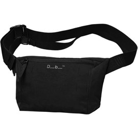 Db Journey Freya Fanny Pack for Women - Water Resistant Waist Pouch, Lightweight Belt Bag with Protective Fleece-Lined Pocket, Adjustable Strap, Large - Black Out