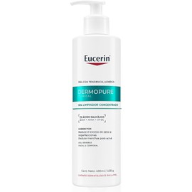 EUCERIN DermoPure Gel de Limpieza Concentrado 400ml Gel Facial con Ácido Salicílico para Rostro y Cuerpo, Anti-Manchas, Anti-Imperfecciones, Anti-Brillo. Ideal para piel grasa y/o con imperfecciones