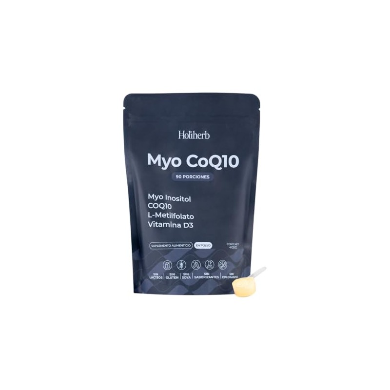 Holiherb - Myo Inositol (4g) + Metil Folato + COQ10