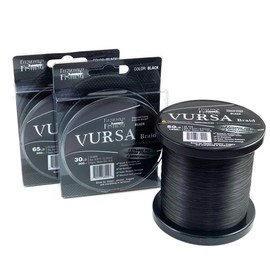 Fitzgerald Vursa Braided Fishing Line - The 8 Strand, Longer Casting, Fade Resistant Freshwater and Saltwater Fishing Line - Black (150 yd, 50 lb)