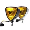 JIAHER Motorcycle Headlights, Triangle Metal Front Lighting, Headlights, Harley Chopper,