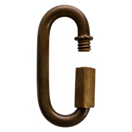 RCH Hardware QL-BR01-60 Brass Quick Link, 3 Gauge, Antique Brass (2 Pack)