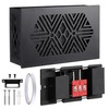 Doorbell Chime Box Wired with 16V 10VA Wired Mechanical, Black,