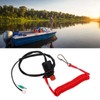 Boat Engine Emergency Stop Switch Safety Tether Lanyard ABS for