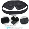 Adjustable Eye Sleep Mask - LYOOLY 2Pack Upgraded 3D Contoured