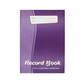 Educational Planning Books–Record Book A4 Teacher Planner & Record Book Specially Designed to Log Homework Assignments, Project Marks and Record Attendance | Essential Teacher Supplies–Purple(REC1-P)