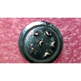 Unbranded/Generic RCI / RANGER 6 PIN  SCREW TOGETHER FEMALE MICROPHONE PLUG CB / 10 METER  NOS