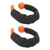 9mm Soft Shackle Recovery Rope 2PCS Orange Portable Lightweight 14