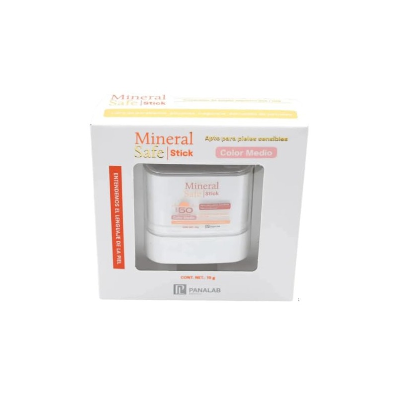 Panalab Mineral Safe Stick FPS 50+ con Color Medio 10
