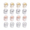 ArashiFan Piercing Catcher Clasp 925 Silver 18K Gold Plated Pink