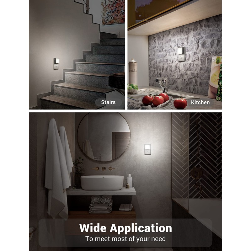 JandCase LED Night Light, Night Light Plug into Wall with