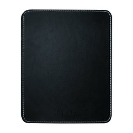LogiLink ID0150 Mauspad im Lederdesign mit Rutschfester Gummi-Unterseite schwarz