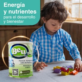 FRACA | Beu 2 Intoleraz | Fórmula de Seguimiento | A Base de Aminoácidos Libres Proteínas Vitaminas y Minerales | Libre de Lactosa | Para Niños de 8 Años a Adultos | Lata 400g