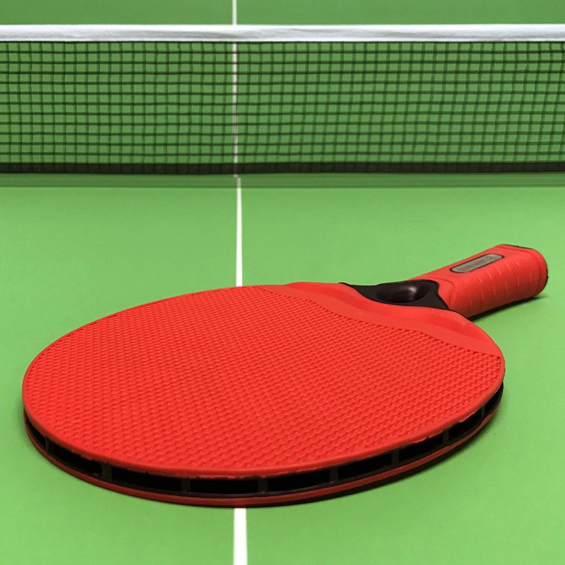 Sure Shot Matthew Syed Outdoor Table Tennis Bat, Red, One