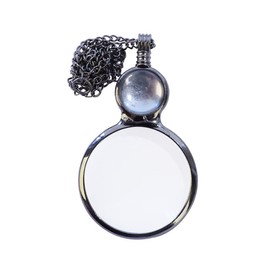 TOFBS Magnifying Glass Pendant Necklace Gift Vintage Crystal Magnifying Glass Pendant Necklace Gift Magnifying Glass Pendant Necklace 2X-3X Reading Magnifying Glass Reading Decorative Necklace