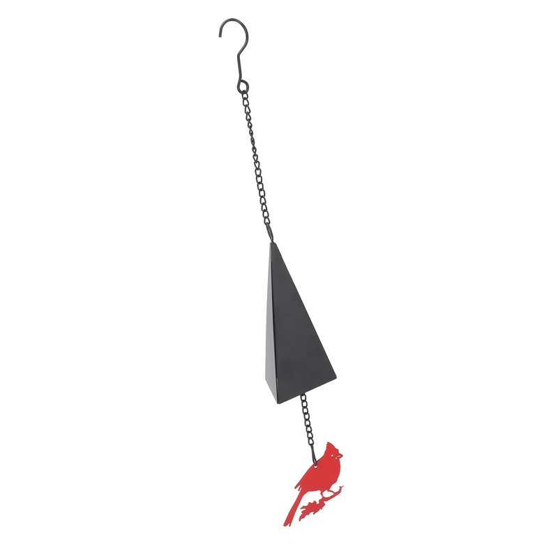 Wind Bell Hanging Decoration Iron Rust Proof Geometric Bird Bell