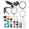 Guitar Accessories Color String Set Tuner Capo Bridge Pins Pick