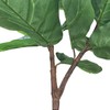 5'6" Real Touch Fiddle Leaf Fig Silk Tree w/Pot -34