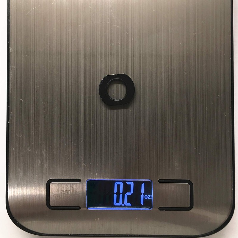 Jam Nut 1/2x28,5/8x24 Steel Black 5 Pack (1/2x28)