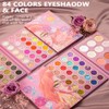Eye Makeup Palette Set 84 Color Eyeshadow Pearl Matte Eye