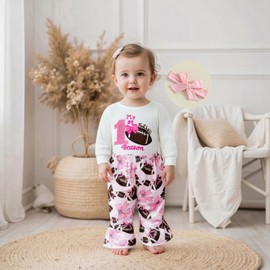 Doisbetthsay Baby Girl Clothes Newborn Girl Long Sleeves Romper Pants Headband Set Infant Outfits 3Pcs Spring Clothing (Football White, 0-3 Months)