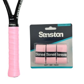 Senston Tennis Badminton Squash 3 Pack Racquet Grip Tape - Non-Slip Absorbent Overgrip